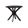 Baxton Studio Maya Modern Beige Fabric and Espresso Brown Finished Wood 5-Piece Dining Set