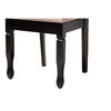 Baxton Studio Maya Modern Beige Fabric and Espresso Brown Finished Wood 5-Piece Dining Set