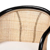 bali & pari Miranda Modern Bohemian Two-Tone Black and Natural Brown Rattan Counter Stool WHI-Miranda-Rattan-CS