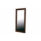 Baxton Studio Doniea Dark Brown Wood Frame Modern Mirror - Rectangle