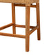 bali & pari Monaco Modern Bohemian Natural Rattan and Mahogany Wood Counter Stool WHI-Monaco-Rattan-CC