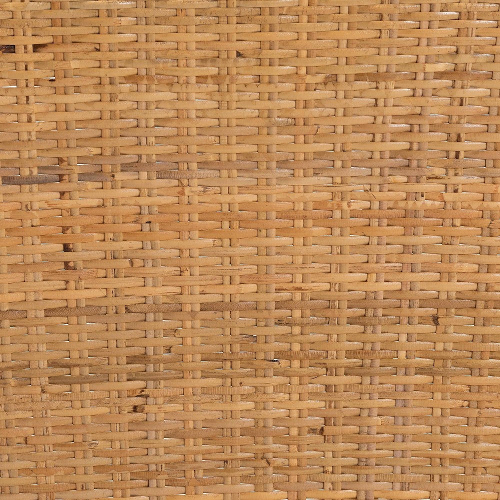 bali & pari Monaco Modern Bohemian Natural Rattan and Mahogany Wood Counter Stool WHI-Monaco-Rattan-CC