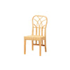 bali & pari Monaco Modern Bohemian Oak Brown Finished Mahogany Wood and Natural Rattan Dining Chair WHI-Monaco-Rattan-DC