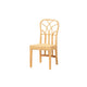 bali & pari Monaco Modern Bohemian Oak Brown Finished Mahogany Wood and Natural Rattan Dining Chair WHI-Monaco-Rattan-DC