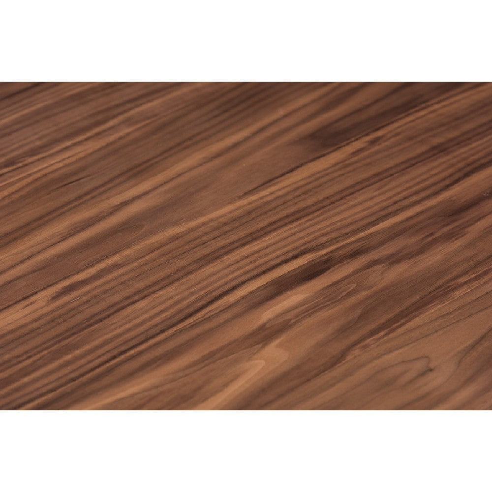 Baxton Studio Monte Mid-Century Modern Walnut Wood 47-Inch Round Dining Table WHI-Monte-Walnut-Round-DT