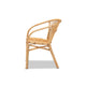 bali & pari Murai Modern Bohemian Natural Brown Rattan Dining Chair WHI-Murai-Rattan-DC