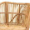 bali & pari Nagoya Modern Bohemian Natural Rattan Wide Seat Lounge Chair