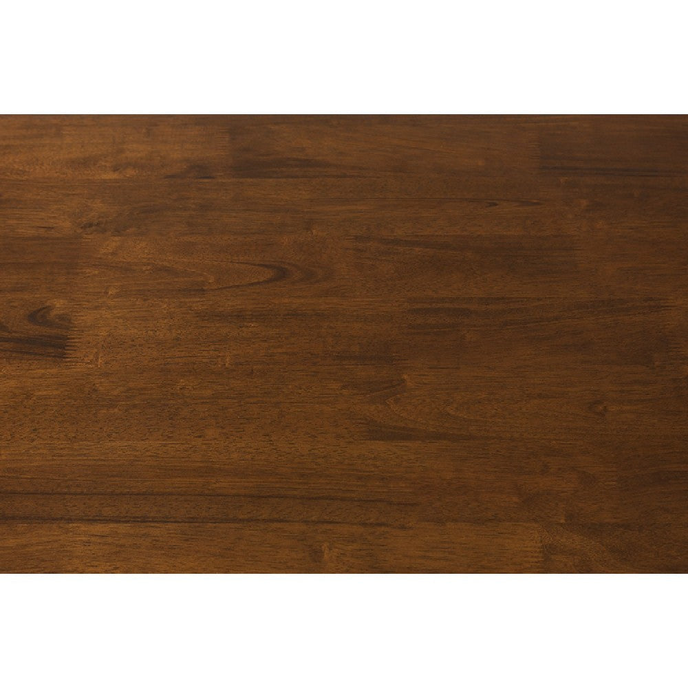 Baxton Studio Napoleon French Country Cottage Buttermilk and ’Cherry’ Brown Finishing Wood Dining Table WHI-Napoleon-Cherry-Buttermilk-DT