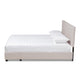 Baxton Studio Netti Beige Fabric Upholstered 2-Drawer Queen Size Platform Storage Bed