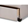 Baxton Studio Netti Beige Fabric Upholstered 2-Drawer Queen Size Platform Storage Bed