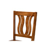 Baxton Studio Noelia Modern and Contemporary Transitional Walnut Brown Finished Wood 5-Piece Dining Set
