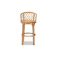 bali & pari Orchard Modern Bohemian Natural Brown Rattan Bar Stool WHI-Orchard-Rattan-BS