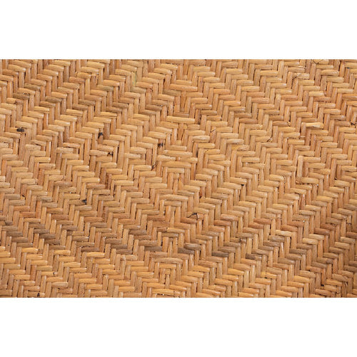 bali & pari Orchard Modern Bohemian Natural Brown Rattan Bar Stool