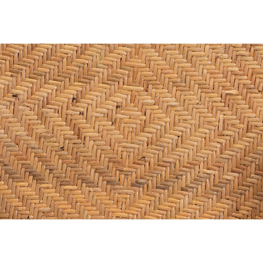 bali & pari Orchard Modern Bohemian Natural Brown Rattan Bar Stool