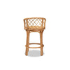 bali & pari Orchard Modern Bohemian Natural Brown Rattan Counter Stool WHI-Orchard-Rattan-CS