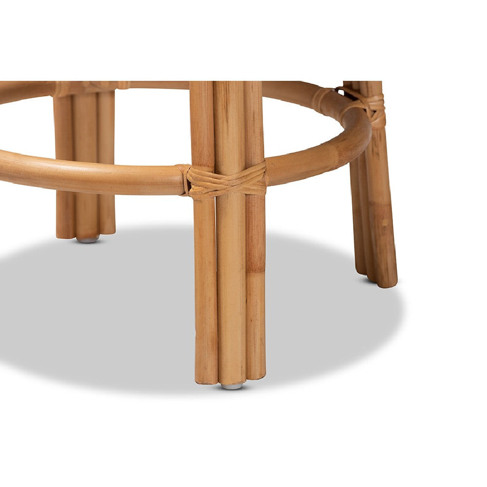 bali & pari Orchard Modern Bohemian Natural Brown Rattan Counter Stool WHI-Orchard-Rattan-CS