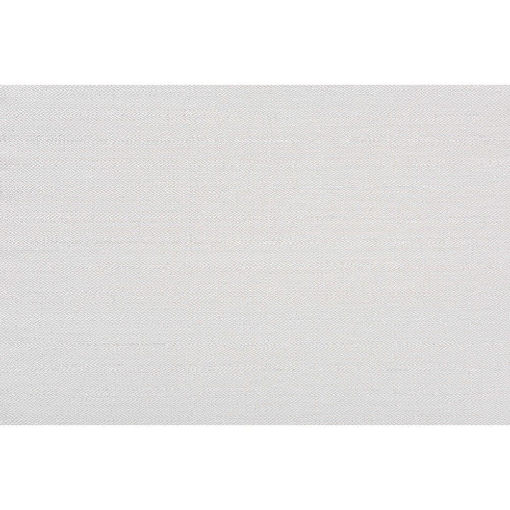 bali & pari Orchard Modern Bohemian White Fabric Upholstered and Natural Brown Rattan Dining Chair