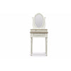 Baxton Studio Anjou Traditional French Accent Dressing Table with Mirror