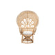 bali & pari Ediva Modern Bohemian Natural Brown Rattan Peacock Accent Chair WHI-Peacock-001-Rattan-AC