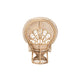 bali & pari Ediva Modern Bohemian Natural Brown Rattan Peacock Accent Chair WHI-Peacock-001-Rattan-AC