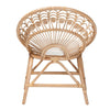 bali & pari Abriella Modern Bohemian Natural Brown Rattan Peacock Accent Chair WHI-Peacock-Natural-AC