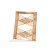 bali & pari Poltak Modern Bohemian Natural Brown Rattan Dining Chair WHI-Poltak-Rattan-DC