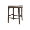 bali & pari Porsha Modern Bohemian Dark Brown Finished Mahogany Wood and Natural Rattan Counter Stool WHI-Porsha-Mahogany-CS