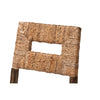 bali & pari Porsha Modern Bohemian Dark Brown Finished Mahogany Wood and Natural Rattan Dining Chair WHI-Porsha-Mahogany-DC