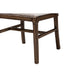 bali & pari Porsha Modern Bohemian Dark Brown Finished Mahogany Wood and Natural Rattan Dining Chair WHI-Porsha-Mahogany-DC