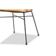 bali & pari Pro Modern Bohemian Natural Brown Rattan and Black Metal 2-Piece Dining Chair Set WHI-Pro-Rattan-Black-DC