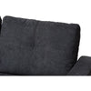 Baxton Studio Lianna Modern and Contemporary Dark Grey Fabric Upholstered Sectional Sofa WHI-R8068-Dark-Grey-Rev-SF