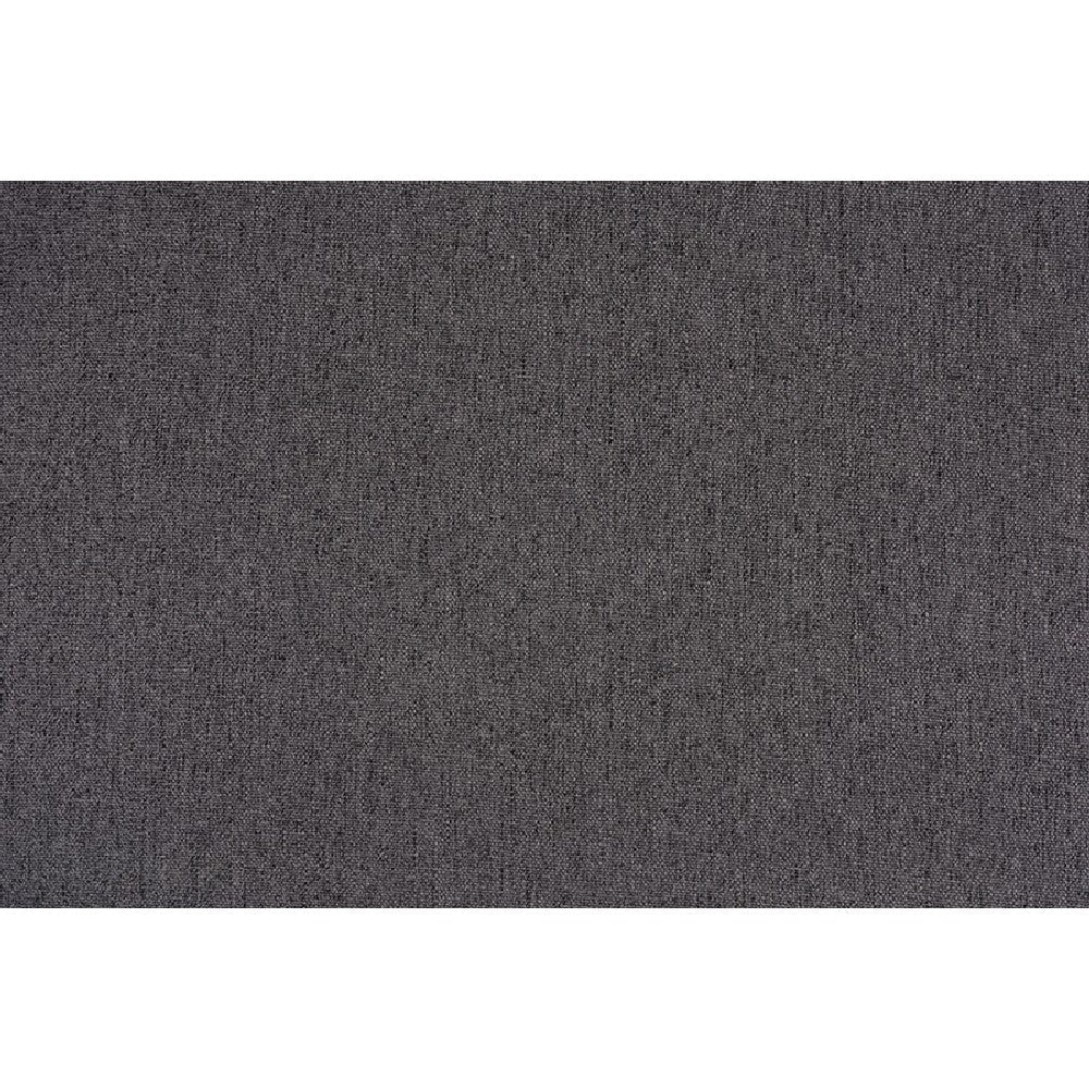 Baxton Studio Hanson Mid-Century Modern Dark Grey Fabric and Walnut Brown Finished Wood Ottoman WHI-RAC527-Dark-Grey-Otto
