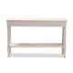 Baxton Studio Ariella Country Cottage Farmhouse Whitewashed 1-Drawer Console Table WHI-RAM13-Whitewashed-ST