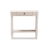 Baxton Studio Ariella Country Cottage Farmhouse Whitewashed 1-Drawer Console Table WHI-RAM13-Whitewashed-ST