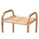 bali & pari Barras Modern Bohemian Natural Brown Finished Rattan 3-Tier Display Shelf WHI-RBS014-Rattan-Shelf