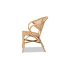 bali & pari Varick Modern Bohemian Natural Brown Finished Rattan Dining Chair WHI-RCN001-Rattan-DC