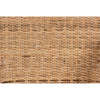 bali & pari Varick Modern Bohemian Natural Brown Finished Rattan Dining Chair