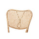 bali & pari Nadira Modern Bohemian Natural Brown Finished Rattan Dining Chair WHI-RCN003-Rattan-DC