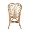 bali & pari Jerica Modern Bohemian Natural Brown Rattan Dining Chair WHI-RCN010-Rattan-DC