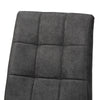 Baxton Studio Tara Mid-Century Modern Transitional Dark Grey Fabric Upholstered and Walnut Brown Finished Wood 2-Piece Dining Chair Set