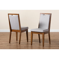 Grey, Walnut Brown