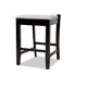 Baxton Studio Devon Modern and Contemporary Grey Fabric Upholstered and Espresso Brown Finished Wood 5-Piece Pub Dining Set