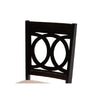 Baxton Studio Lenoir Modern and Contemporary Sand Fabric Upholstered Espresso Brown Finished Wood 5-Piece Dining Set
