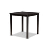 Baxton Studio Lenoir Modern and Contemporary Gray Fabric Upholstered Espresso Brown Finished 5-Piece Wood Pub Set