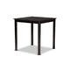 Baxton Studio Lenoir Modern and Contemporary Gray Fabric Upholstered Espresso Brown Finished 5-Piece Wood Pub Set