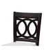 Baxton Studio Lenoir Modern and Contemporary Gray Fabric Upholstered Espresso Brown Finished 5-Piece Wood Pub Set