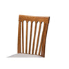Baxton Studio Minette Modern and Contemporary Grey Fabric Upholstered Walnut Brown Finished Wood 2-Piece Dining Chair Set