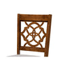 Baxton Studio Lylah Modern and Contemporary Grey Fabric Upholstered and Walnut Brown Finished Wood 4-Piece Dining Chair Set