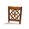 Baxton Studio Renaud Modern and Contemporary Grey Fabric Upholstered and Walnut Brown Finished Wood 7-Piece Dining Set