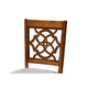 Baxton Studio Renaud Modern and Contemporary Grey Fabric Upholstered and Walnut Brown Finished Wood 7-Piece Dining Set